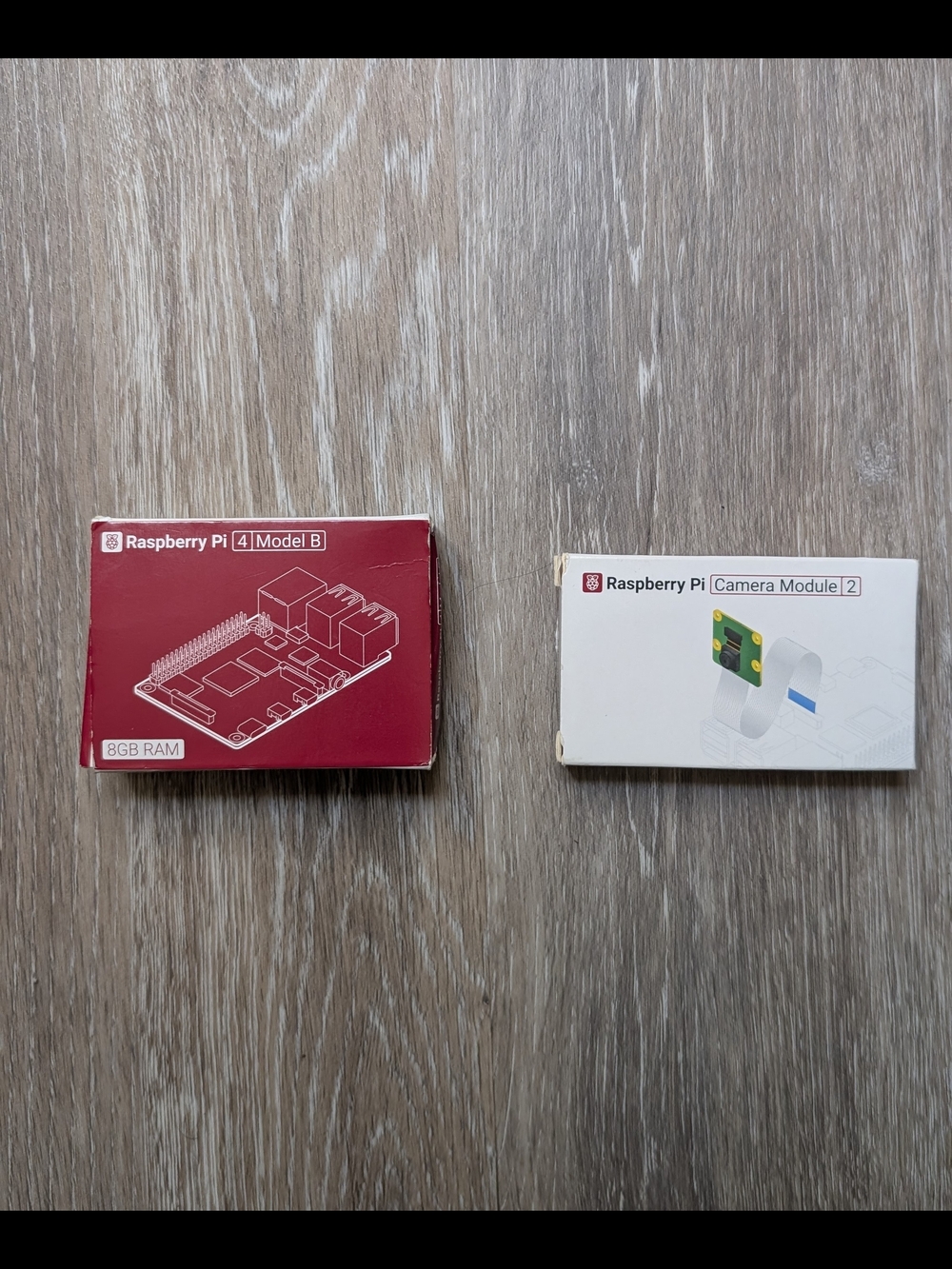 Raspberry Pi 4 Model B (8GB RAM) + Camera Module V2 Bundle
